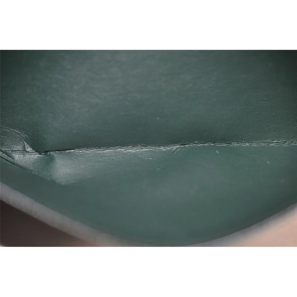 Authentic Louis Vuitton Taiga Baikal Clutch Bag Green - Picture 14 of 15